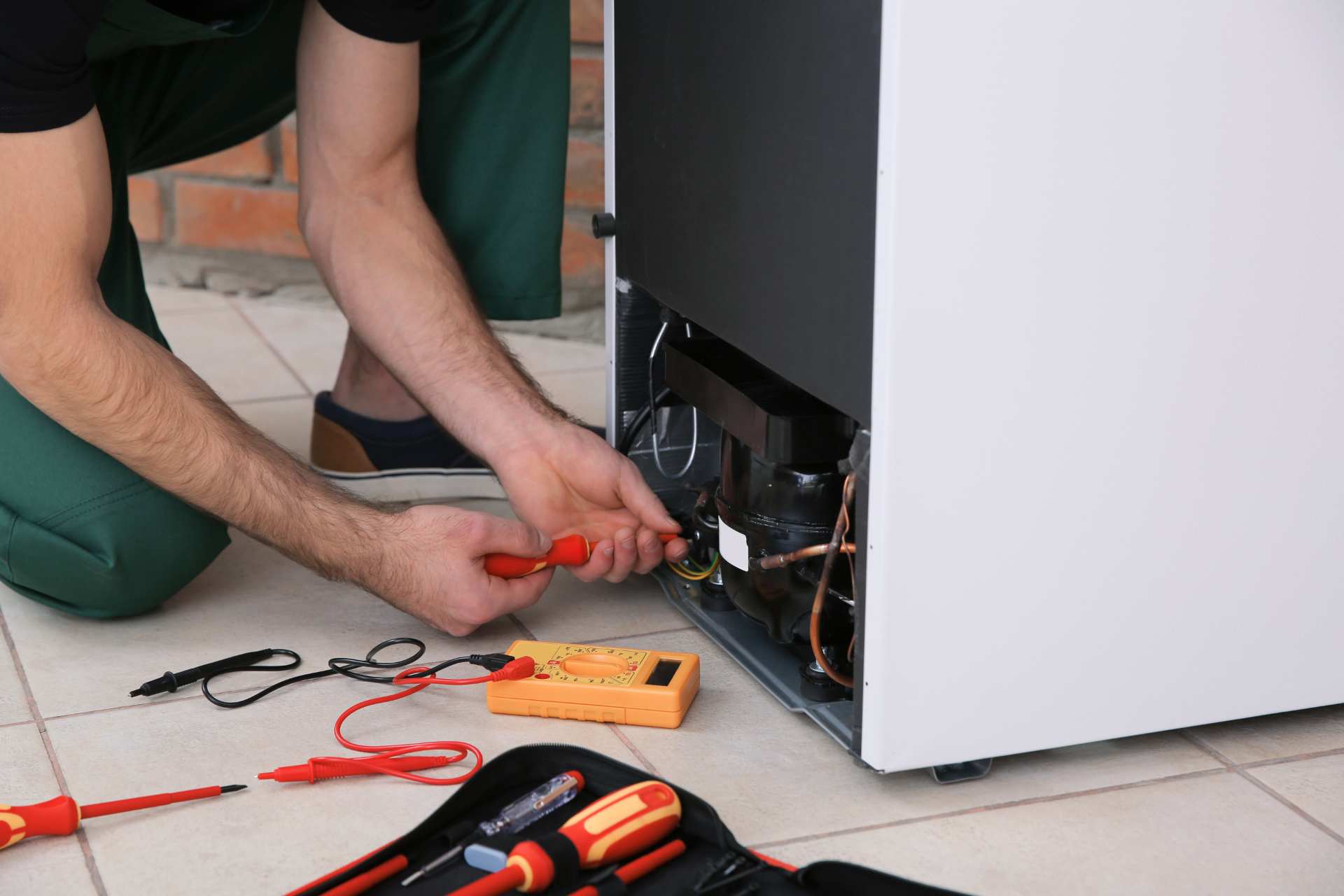 Reparación de un refrigerador